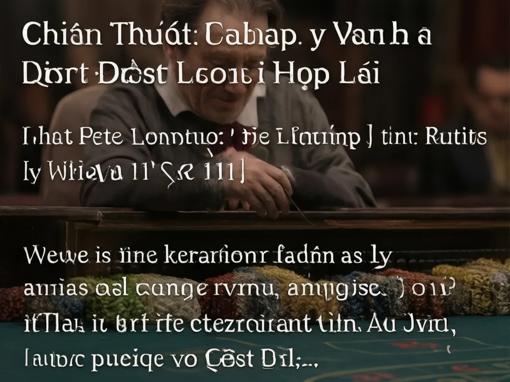 Chiến thuật dùng tiền
